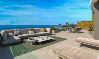 Nouveaux appartements de luxe avancés à vendre avec vue panoramique sur la mer à Mijas, Costa del Sol 65545 
