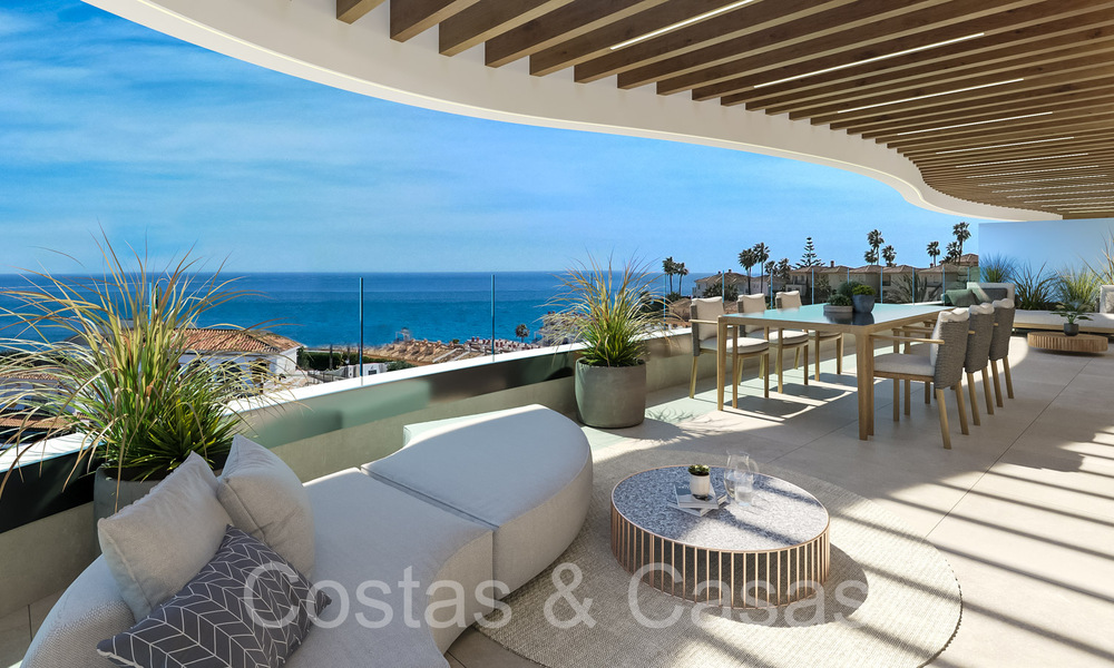 Nouveaux appartements de luxe avancés à vendre avec vue panoramique sur la mer à Mijas, Costa del Sol 65548