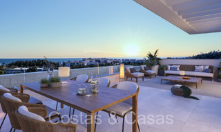 Appartements contemporains de nouvelle construction à vendre à quelques pas de la plage et avec vue sur la mer, près du centre d'Estepona 65552 