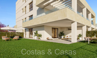 Appartements contemporains de nouvelle construction à vendre à quelques pas de la plage et avec vue sur la mer, près du centre d'Estepona 65553 