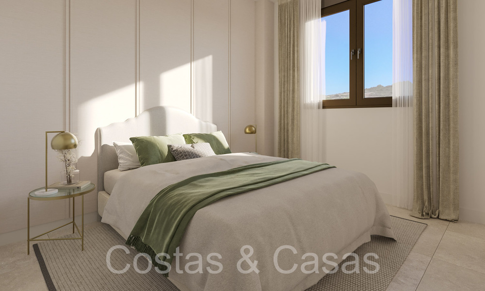 Appartements contemporains de nouvelle construction à vendre à quelques pas de la plage et avec vue sur la mer, près du centre d'Estepona 65554