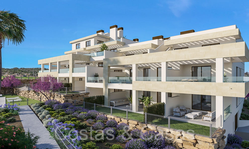 Appartements contemporains de nouvelle construction à vendre à quelques pas de la plage et avec vue sur la mer, près du centre d'Estepona 65557