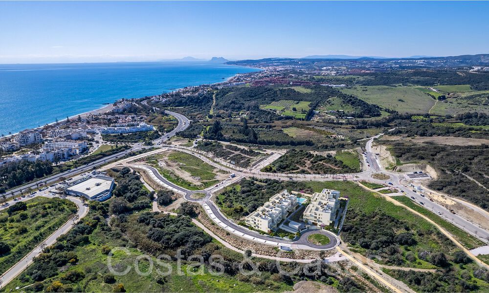 Appartements contemporains de nouvelle construction à vendre à quelques pas de la plage et avec vue sur la mer, près du centre d'Estepona 65562
