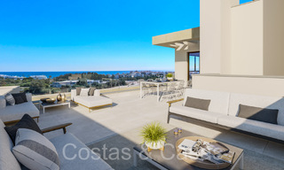 Appartements contemporains de nouvelle construction à vendre à quelques pas de la plage et avec vue sur la mer, près du centre d'Estepona 65563 