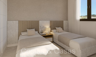Appartements contemporains de nouvelle construction à vendre à quelques pas de la plage et avec vue sur la mer, près du centre d'Estepona 65565 