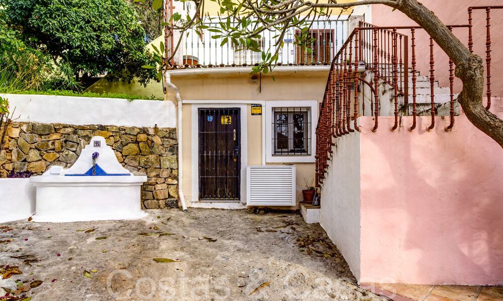 Maison mitoyenne pittoresque avec vue sur la mer à vendre sur les collines de Marbella - Benahavis 65950