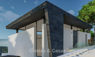 Villa architecturale de nouvelle construction sur plan à vendre dans les collines de Mijas Pueblo, Costa del Sol 779967 