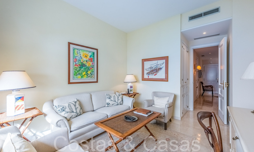 Appartement spacieux à vendre dans un complexe de plage fermé avec vue imprenable sur la mer à l'est du centre de Marbella 66046