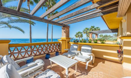 Appartement spacieux à vendre dans un complexe de plage fermé avec vue imprenable sur la mer à l'est du centre de Marbella 66050