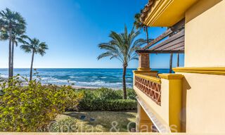 Appartement spacieux à vendre dans un complexe de plage fermé avec vue imprenable sur la mer à l'est du centre de Marbella 66057 