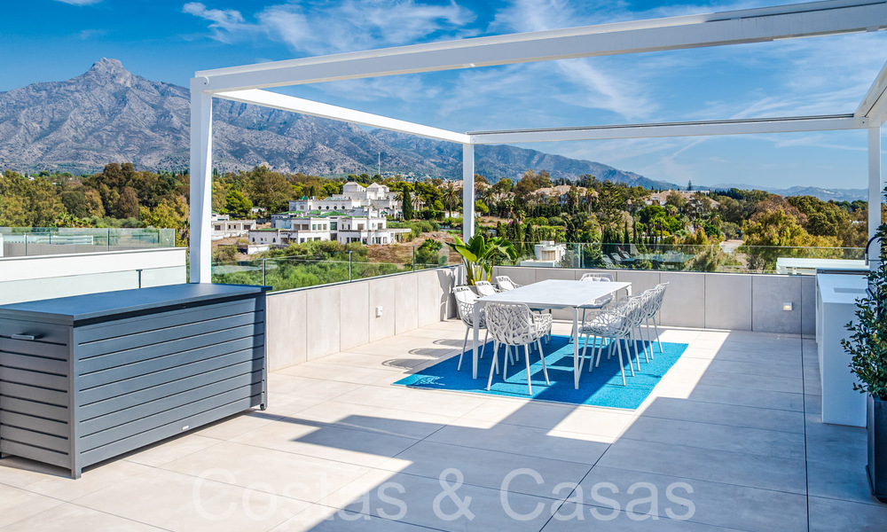 Penthouse ultra luxueux avec piscine privée à vendre au centre du Golden Mile de Marbella 66151