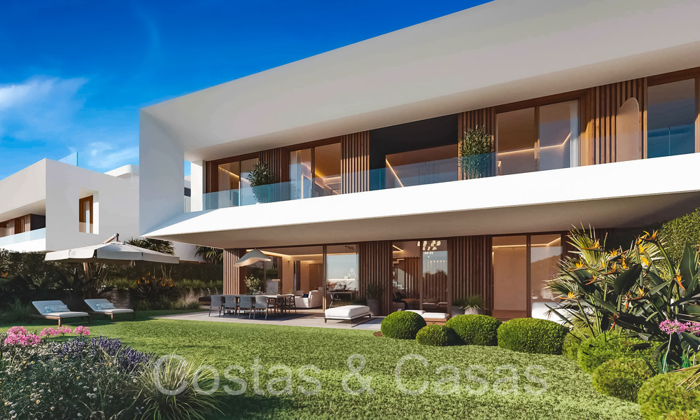 Maisons jumelées neuves et modernes à vendre dans un complexe de charme, sur le New Golden Mile entre Marbella et Estepona 66235