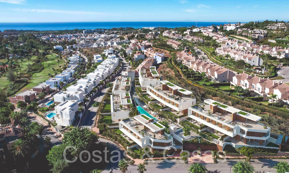 Maisons jumelées neuves et modernes à vendre dans un complexe de charme, sur le New Golden Mile entre Marbella et Estepona 66236