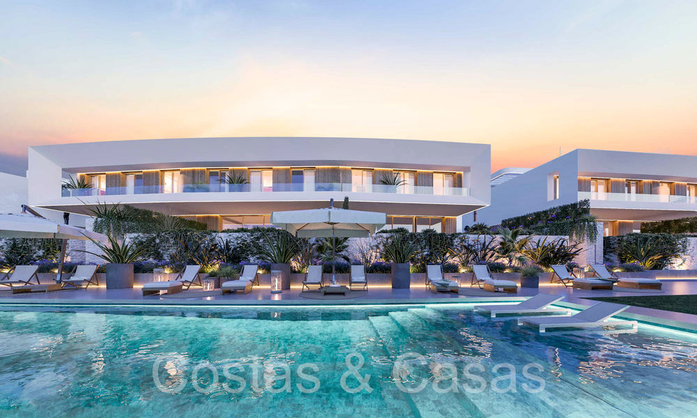 Maisons jumelées neuves et modernes à vendre dans un complexe de charme, sur le New Golden Mile entre Marbella et Estepona 66242