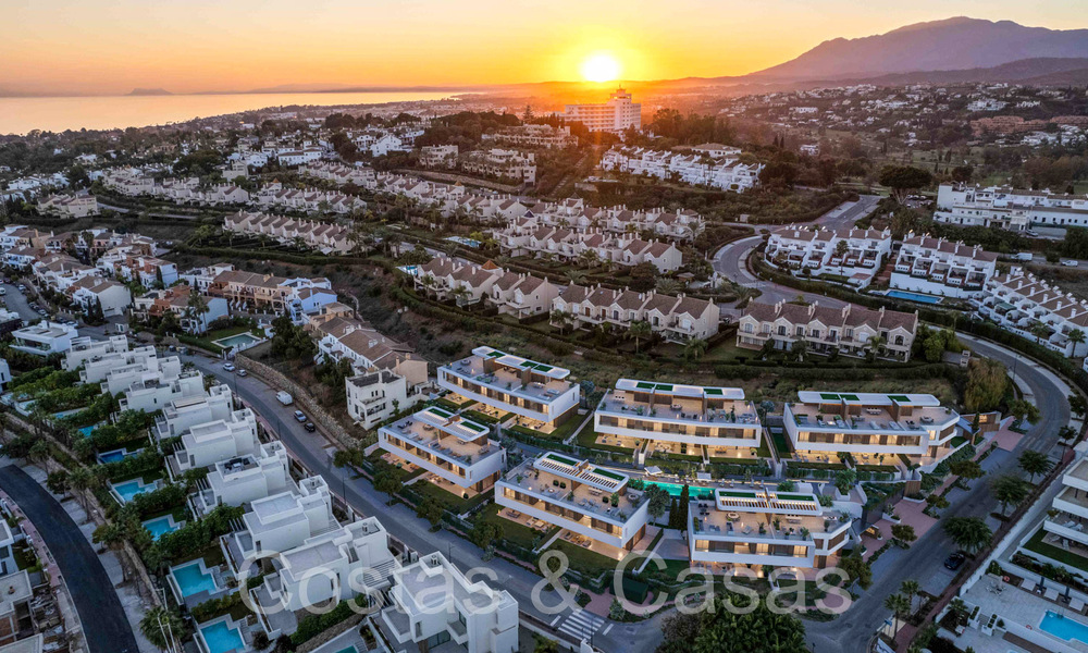 Maisons jumelées neuves et modernes à vendre dans un complexe de charme, sur le New Golden Mile entre Marbella et Estepona 66244