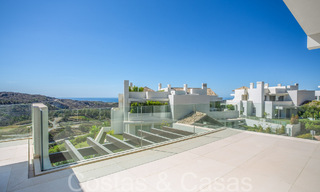 Prêt à emménager, penthouse flambant neuf de 3 chambres à vendre avec vue sur la mer dans un complexe fermé à Benahavis - Marbella 66214 