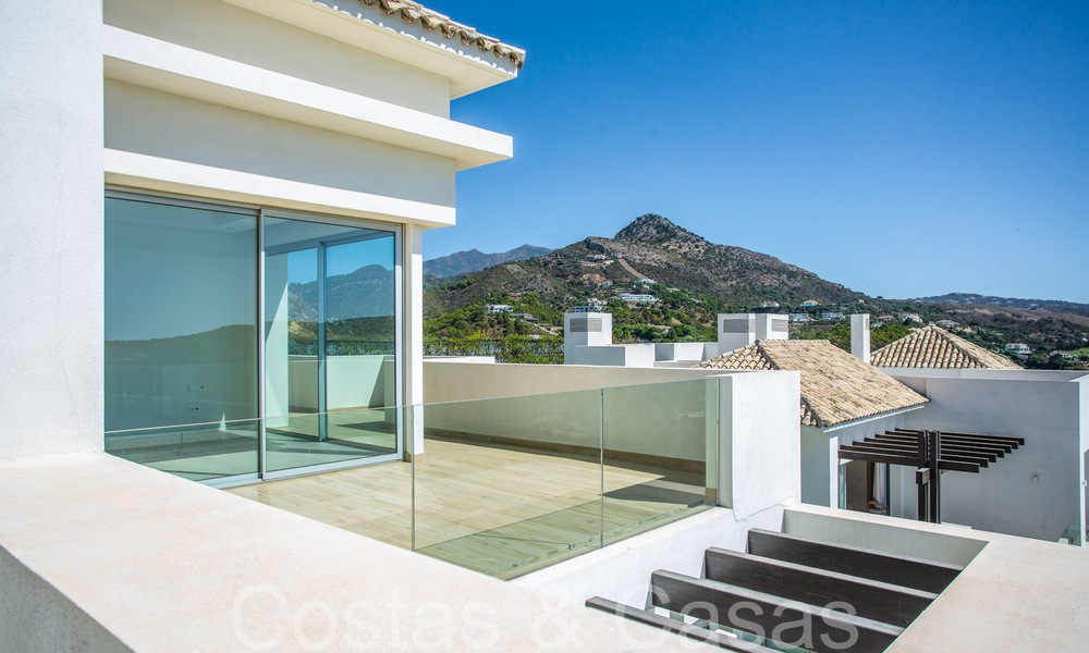 Prêt à emménager, penthouse flambant neuf de 3 chambres à vendre avec vue sur la mer dans un complexe fermé à Benahavis - Marbella 66216