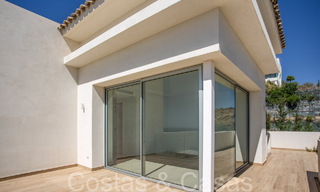 Prêt à emménager, penthouse flambant neuf de 3 chambres à vendre avec vue sur la mer dans un complexe fermé à Benahavis - Marbella 66227 