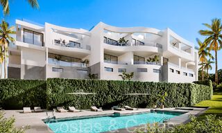 Nouvelles maisons modernes économes en énergie avec vue sur la mer à vendre à Mijas, Costa del Sol 66439 
