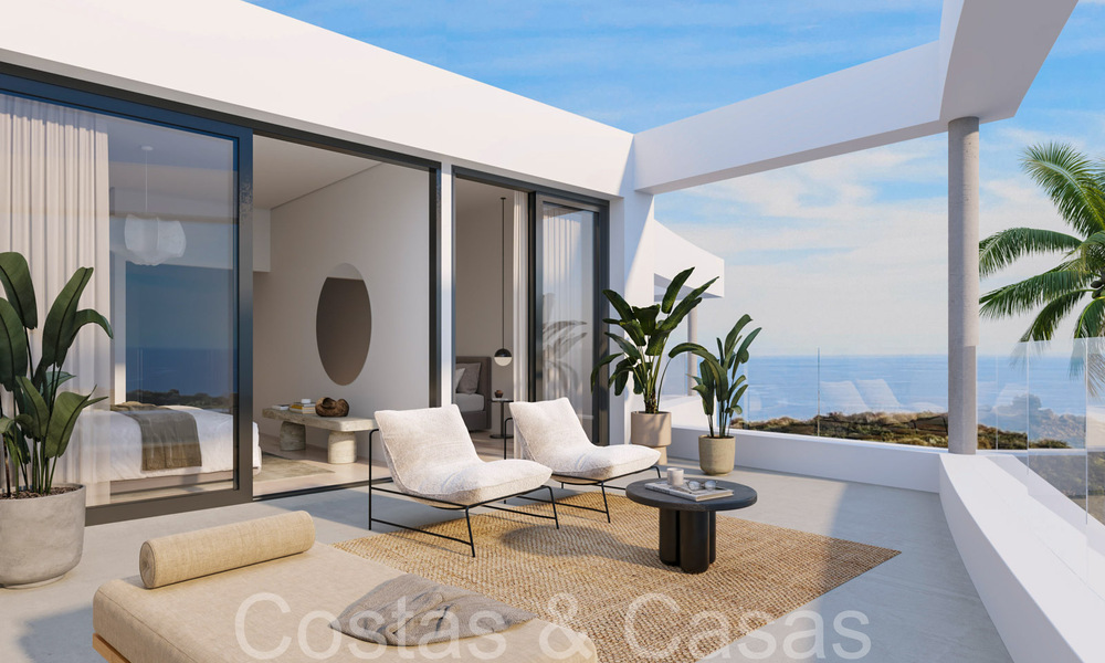 Nouvelles maisons modernes économes en énergie avec vue sur la mer à vendre à Mijas, Costa del Sol 66445