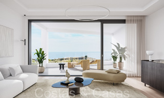 Nouvelles maisons modernes économes en énergie avec vue sur la mer à vendre à Mijas, Costa del Sol 66446 