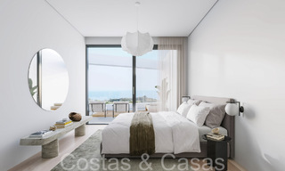 Nouvelles maisons modernes économes en énergie avec vue sur la mer à vendre à Mijas, Costa del Sol 66448 