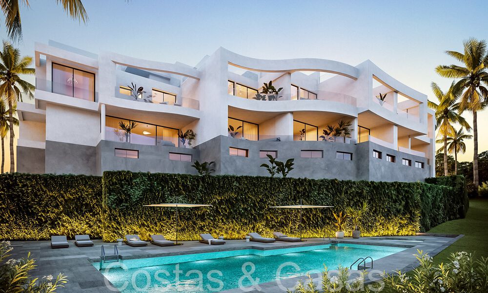 Nouvelles maisons modernes économes en énergie avec vue sur la mer à vendre à Mijas, Costa del Sol 66449