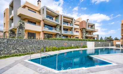 Prêt à emménager, appartement de luxe à vendre dans un prestigieux complexe de golf sur les collines de Marbella - Benahavis 66483