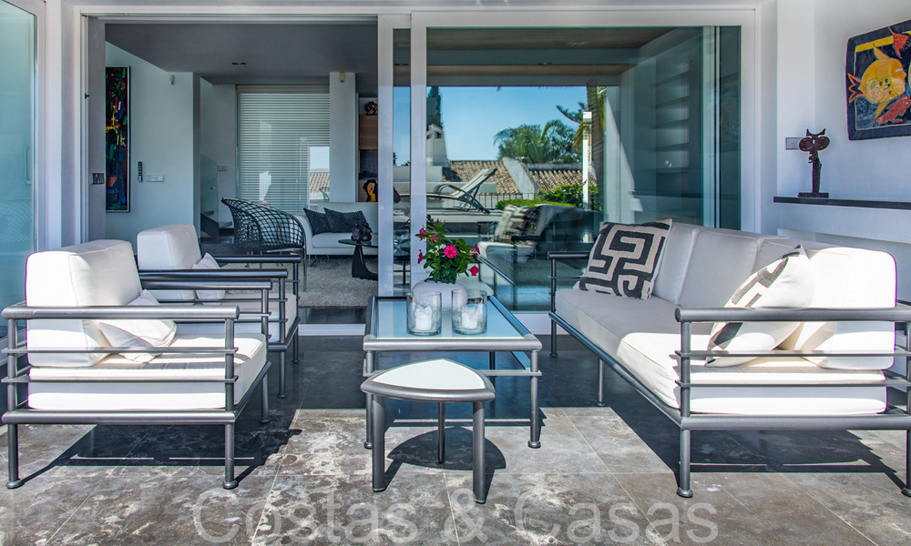 Villa de luxe andalouse intemporelle à vendre dans une zone sécurité près d'Aloha Golf à Nueva Andalucia, Marbella 66550