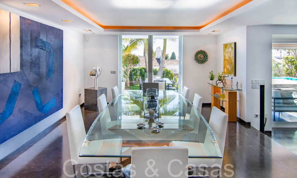 Villa de luxe andalouse intemporelle à vendre dans une zone sécurité près d'Aloha Golf à Nueva Andalucia, Marbella 66557
