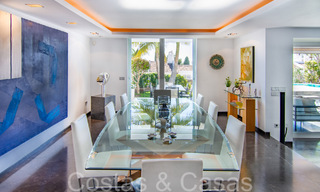 Villa de luxe andalouse intemporelle à vendre dans une zone sécurité près d'Aloha Golf à Nueva Andalucia, Marbella 66557 
