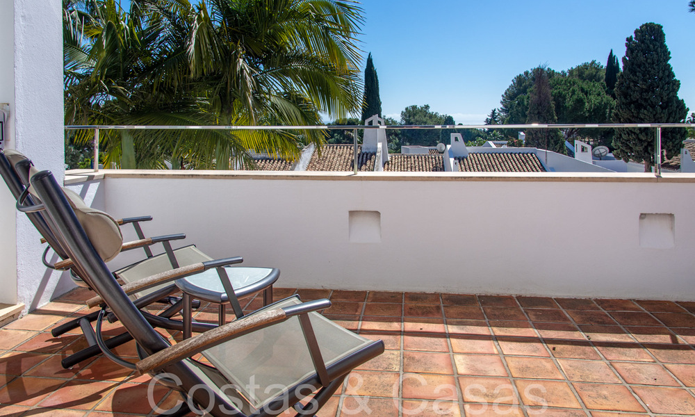 Villa de luxe andalouse intemporelle à vendre dans une zone sécurité près d'Aloha Golf à Nueva Andalucia, Marbella 66564