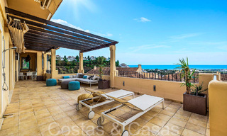 Magnifique penthouse double avec vue sur la mer à vendre dans un complexe 5 étoiles à Nueva Andalucia, Marbella 66650 