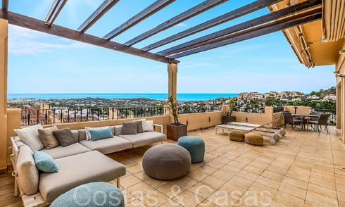 Magnifique penthouse double avec vue sur la mer à vendre dans un complexe 5 étoiles à Nueva Andalucia, Marbella 66652