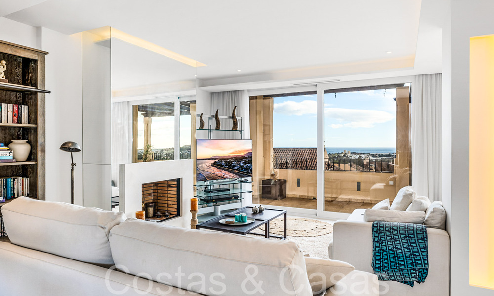 Magnifique penthouse double avec vue sur la mer à vendre dans un complexe 5 étoiles à Nueva Andalucia, Marbella 66662