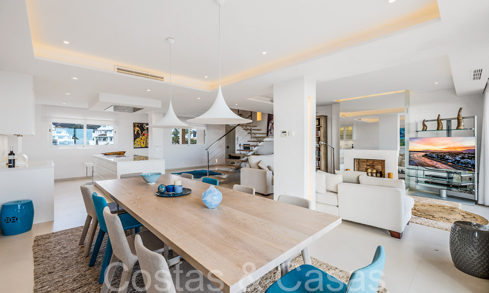 Magnifique penthouse double avec vue sur la mer à vendre dans un complexe 5 étoiles à Nueva Andalucia, Marbella 66663