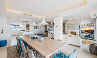 Magnifique penthouse double avec vue sur la mer à vendre dans un complexe 5 étoiles à Nueva Andalucia, Marbella 66663 