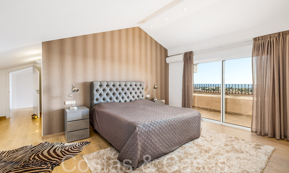 Magnifique penthouse double avec vue sur la mer à vendre dans un complexe 5 étoiles à Nueva Andalucia, Marbella 66665