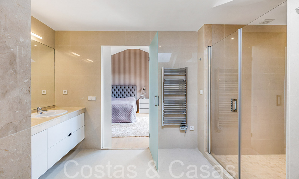 Magnifique penthouse double avec vue sur la mer à vendre dans un complexe 5 étoiles à Nueva Andalucia, Marbella 66667