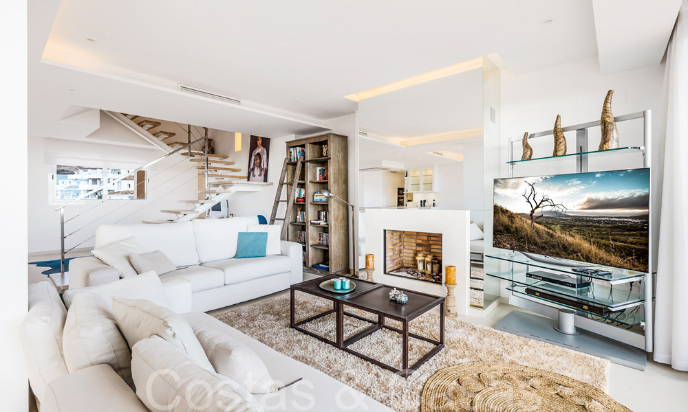 Magnifique penthouse double avec vue sur la mer à vendre dans un complexe 5 étoiles à Nueva Andalucia, Marbella 66682