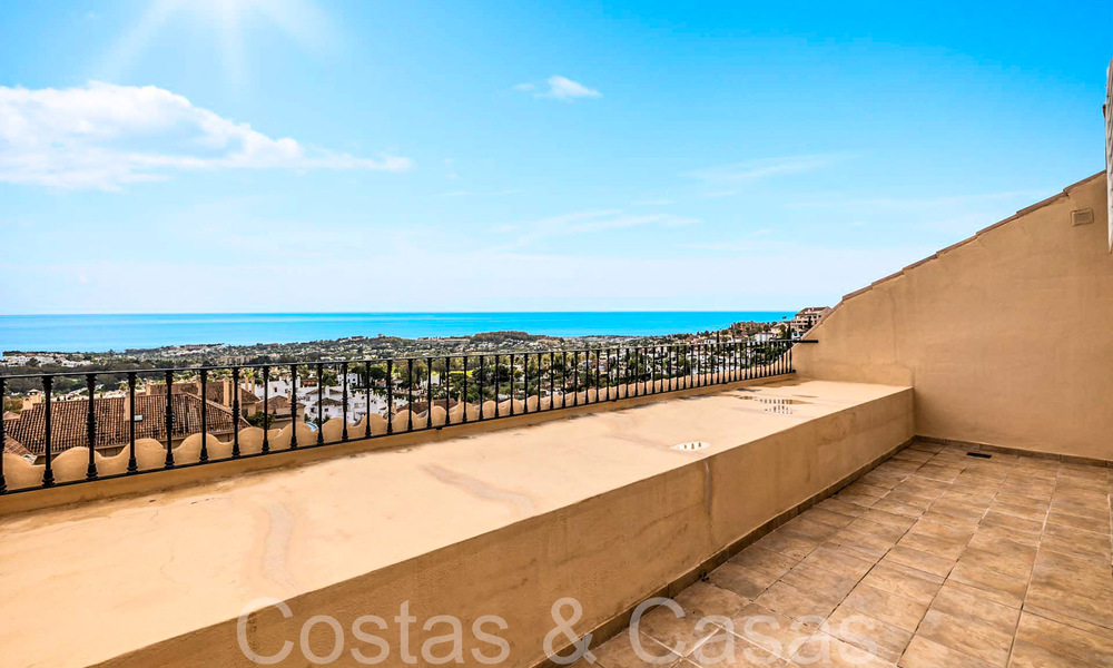 Magnifique penthouse double avec vue sur la mer à vendre dans un complexe 5 étoiles à Nueva Andalucia, Marbella 66691