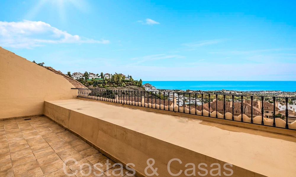 Magnifique penthouse double avec vue sur la mer à vendre dans un complexe 5 étoiles à Nueva Andalucia, Marbella 66693