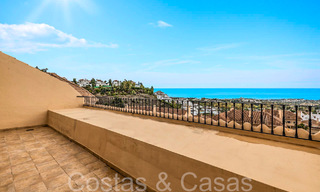 Magnifique penthouse double avec vue sur la mer à vendre dans un complexe 5 étoiles à Nueva Andalucia, Marbella 66693 