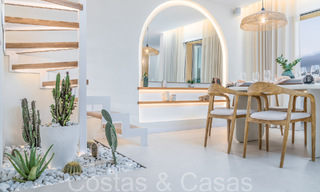 Prêt à emménager, penthouse en duplex contemporain à vendre dans une communauté fermée à La Quinta à Benahavis, Marbella 66821 
