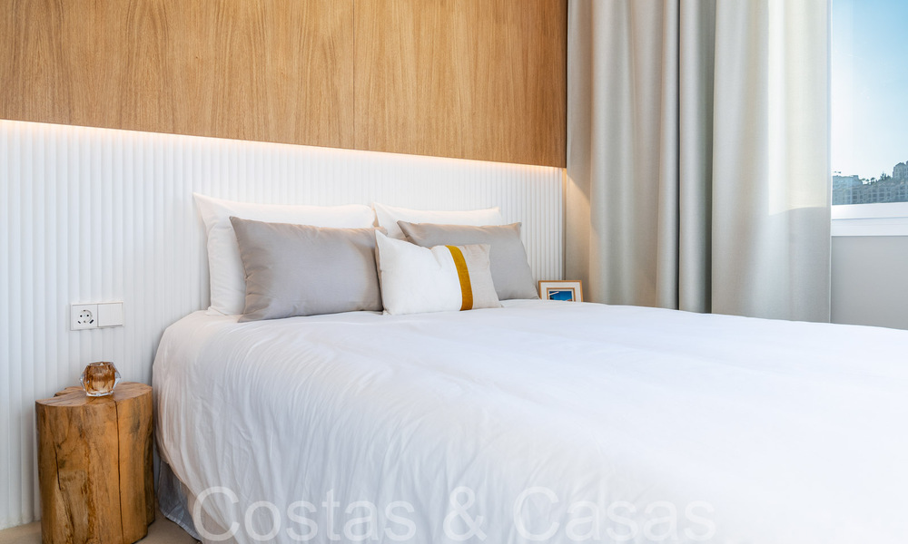 Prêt à emménager, penthouse en duplex contemporain à vendre dans une communauté fermée à La Quinta à Benahavis, Marbella 66823