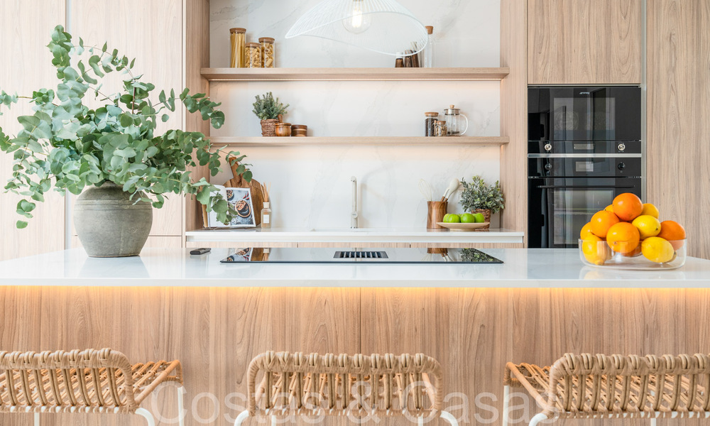 Prêt à emménager, penthouse en duplex contemporain à vendre dans une communauté fermée à La Quinta à Benahavis, Marbella 66825