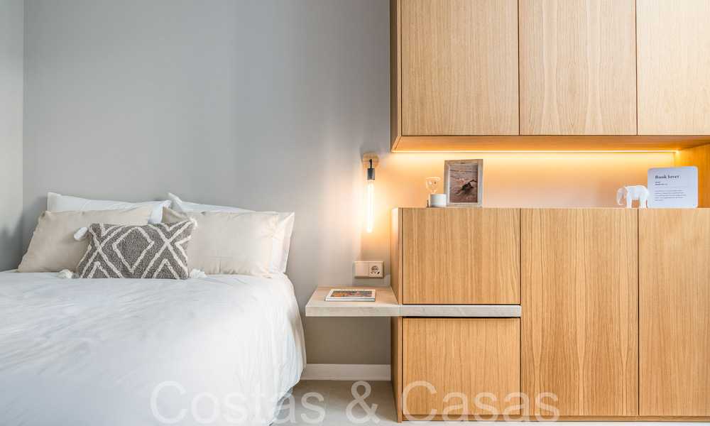 Prêt à emménager, penthouse en duplex contemporain à vendre dans une communauté fermée à La Quinta à Benahavis, Marbella 66837