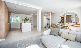 Prêt à emménager, penthouse en duplex contemporain à vendre dans une communauté fermée à La Quinta à Benahavis, Marbella 66839 