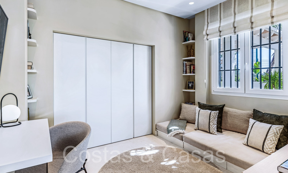 Villa de luxe espagnole jumelée avec vue sur la mer à vendre dans la communauté de golf sécurisée à Santa Clara, 'est de Marbella 67068