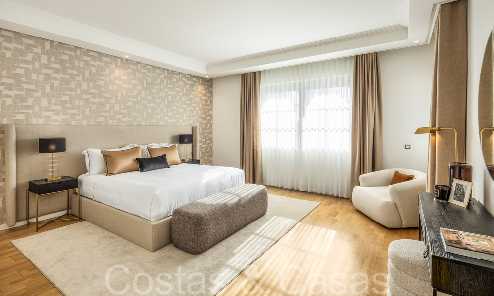 Villa palatiale de style architectural mauresque-andalou à vendre, entourée de terrains de golf dans la vallée du golf de Nueva Andalucia, Marbella 67093